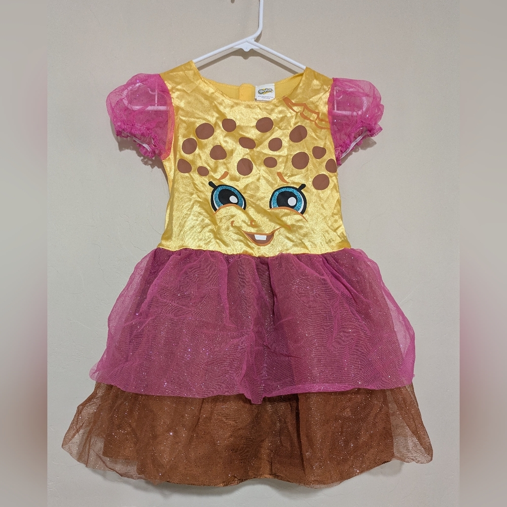 Disguise Shopkins Pink and Brown Halloween Costume with Playful Face Design